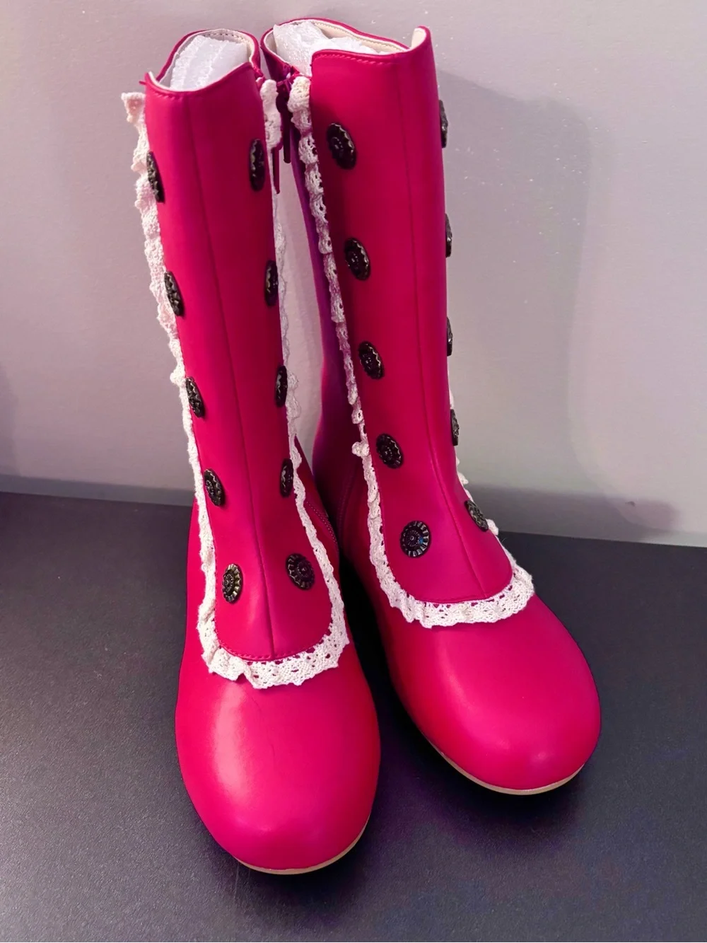 NWOT Liv & MIA red boots size 1